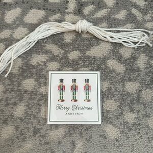Christmas nutcracker gift tags